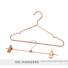 Rose Copper Gold Wire Metal Coat Hanger Suit